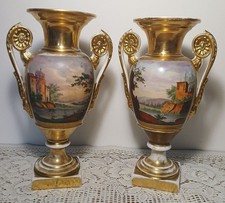 Charles X. Paire de vases en