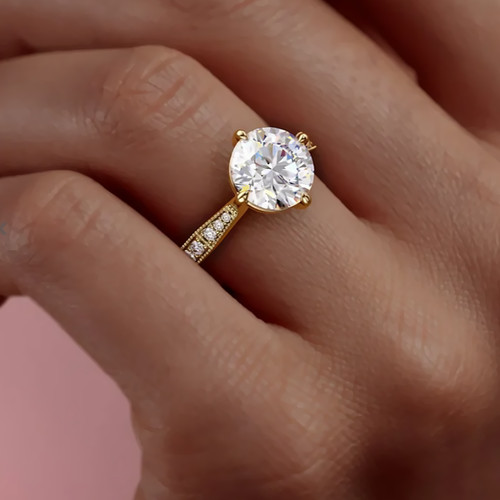 Bague diamant mariage - , or