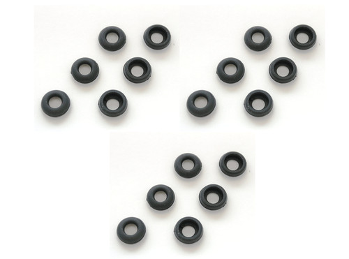 Pairs small black eargels - 9,