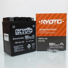Batterie SLA Kyoto pour Moto Aprilia 600 Tuareg Wind 1986 à 1989 YB14L-A2 SLA /