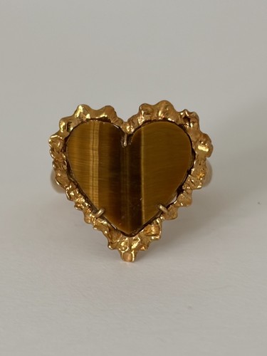 8055 bague cœur vintage - 8055-,