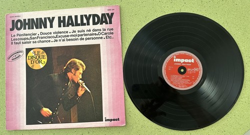 Johnny hallyday disque - le, d'or