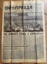 LA PRAVDA - journal Russe 8 novembre 1972 - Lénine Révolution
