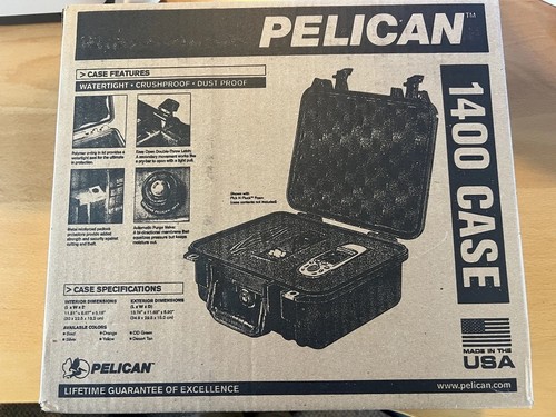 Pelican 1400wf case - pelican, with