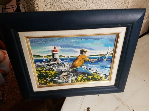 Huile sur toile - sur,