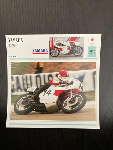 Carte fiche moto collection - moto,