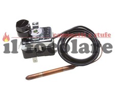 Thermostat Réglable de Sécurité Avec Sonde 90°C Poêle à Granulés Chaudière Poêle