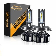 Ampoules LED H1 100W 5000LM 6000K Ventilées Ultra Blanches Auto Moto