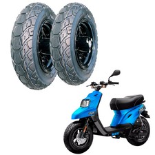 Paire de pneus 120/90/10-66M 130/90/10-66M VEERUBBER VRM137 BOOSTER DESSIN RA...