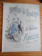 PARTITION DANSE PAS DE QUATRE THEORIE ROUSSEL MUSIQUE GNOCCHI ILLU BORIE