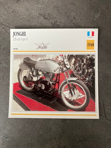 Carte fiche moto collection - moto,