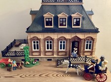 PLAYMOBIL Belle Époque. Réf 5305.Maison Meublée,10 Figurines,Accessoires. 1990