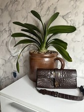 sac à main femme pochette en cuir marron jean paul gautier