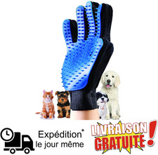 Brosse Anti Poils Animaux Chien Chat Brosse et Gant de Toilettage animaux meuble