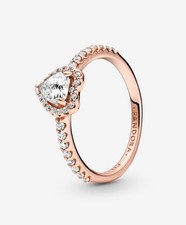 Bague Cœur Surélevé