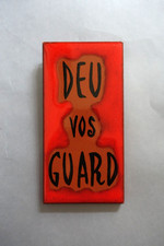 Rois de Majorque Perpignan céramique murale "Deu vos guarde" Vintage