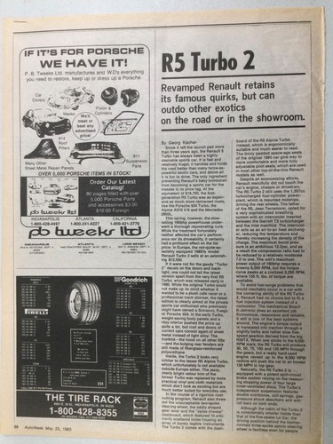 101 article renault r5 - aw,