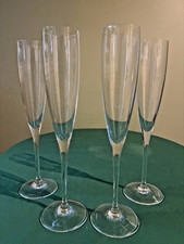Lot de 4 grandes flûtes à