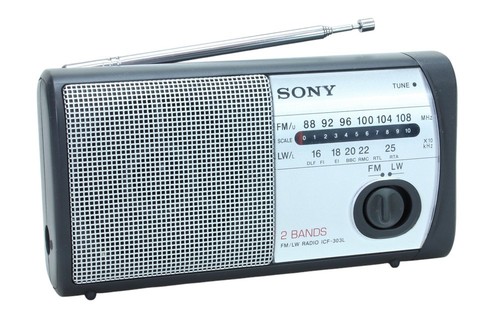 Sony icf 303l radio - fm, lw