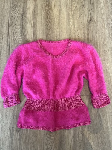Pull rose angora taille - rose, 36