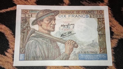 Billet francs mineur - billet,