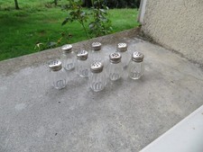 1 ancienne salière Christofle bouchon argent plusieurs en tout