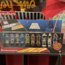 STAR WARS TECH DECK 10 Mini Skate Board Set Santa Cruz Toys R Us Exclusive NEUF
