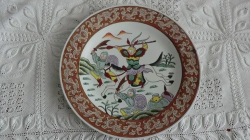 Assiette chinoise porcelaine - assiette,