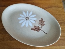 Grand plat de service ovale en