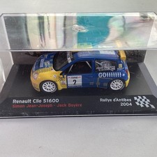 Altaya 1/43 collection voiture rallye  , Renault Clio S1600 2004