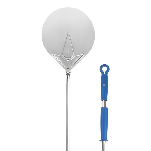 Pelle pizza metal bleue - pelle, à