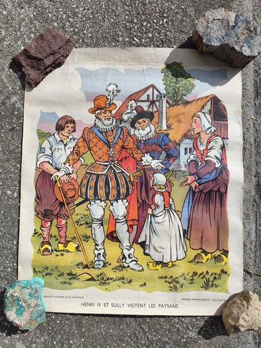 Ancienne affiche scolaire
