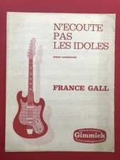France Gall Serge Gainsbourg Partition "N'Ecoute pas les Idoles" 1964