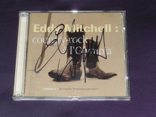Eddy mitchell signé - 2, cd