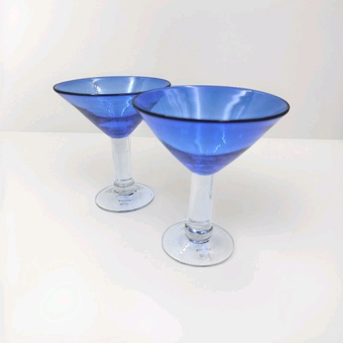 Cobalt blue glass martini - cobalt,