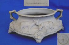 SARREGUEMINES  Jardinière en Grès à l'Aigle Impérial Epoque Napoléon III XIXème