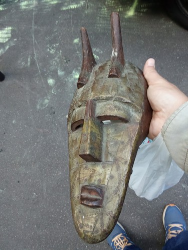 Masque africain ancien - africain,
