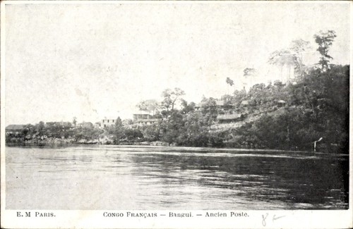 Postcard bangui central - postcard,