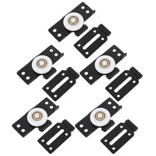  Lot de 5 roulettes pour porte de placard : roulettes pour porte coulissante