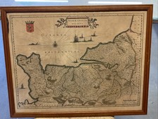 Carte atlas ancienne Normandia