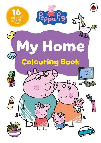Peppa pig home colouring - peppa, pig:
