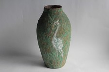 LENCI Vase céramique Oiseau Italie (63492)