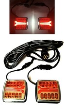 Feux Arrière LED 12V/24V Pour Remorque Avec Câble Magnétique 7,5 M 7 Broches E9