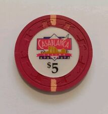 Casablanca 5$ 20 jetons de poker Paulson