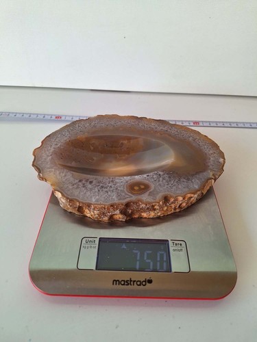 Tranche agate brésil - tranche, du