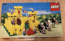 Lego vintage castle 375 Première Édition avec autocollants foncés _instructions_