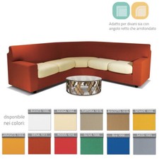 Housse De Canapé Housse De Structure Canapé D'Angle Tissu Élastique Couleur Unie
