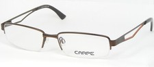 CARPE 31341-2 Marron / Orange Lunettes Métal Semi Monture Cadre 52-16-135mm