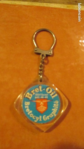 Porte clé vintage huile
