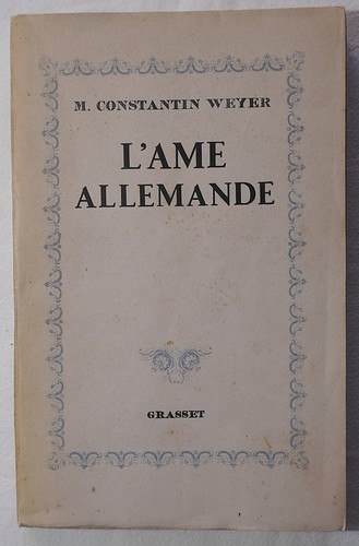 Constantin weyer l - :, l'âme